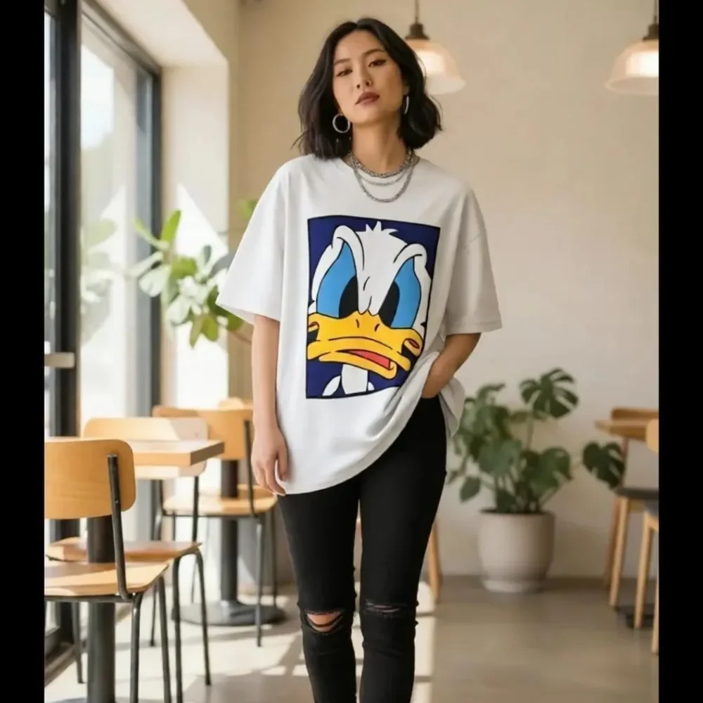 Disney's Donald Duck Graphic T-Sweater - Picture 2 of 8